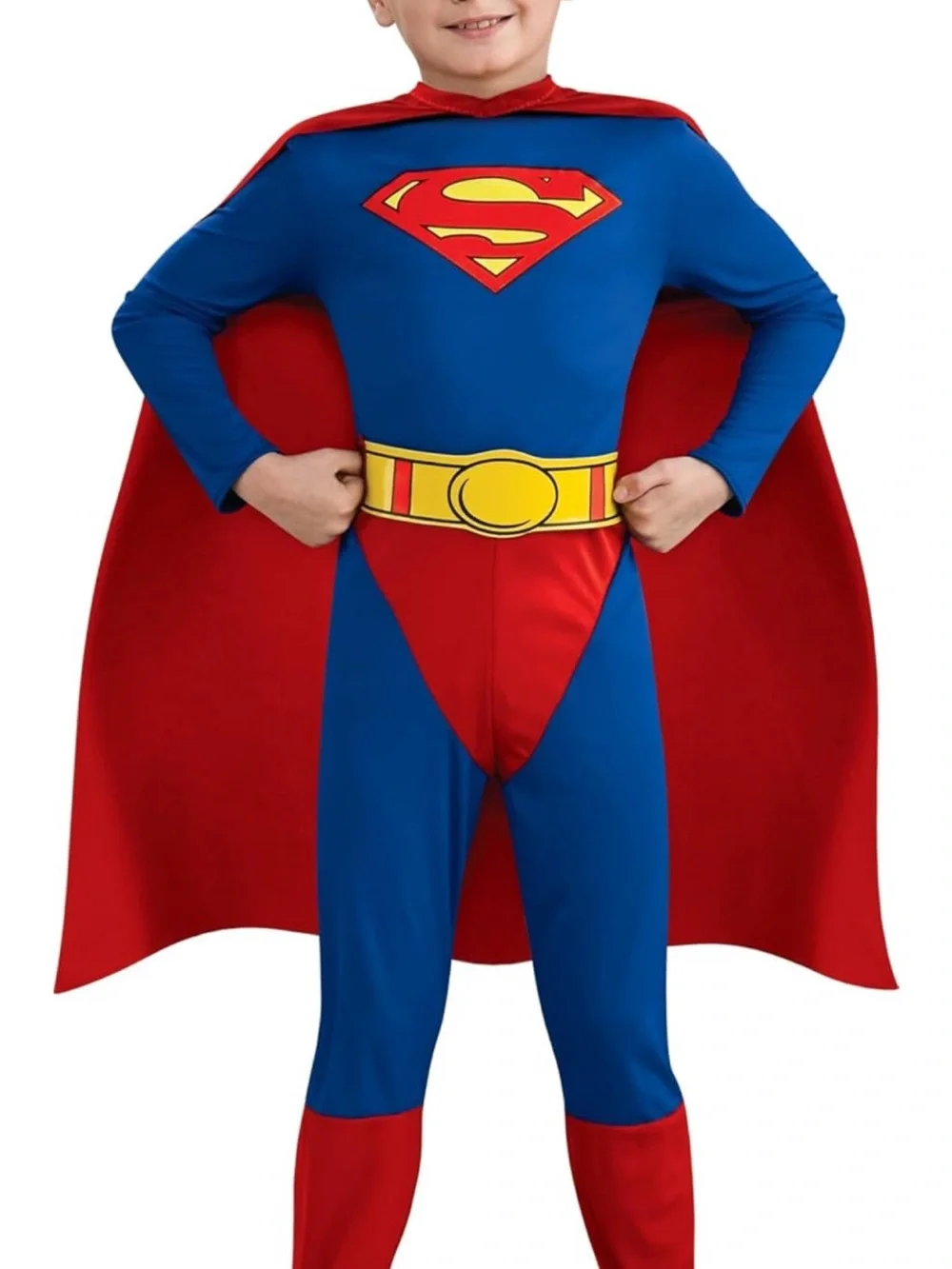 Superman Costume Kids Size Small 4-6 DC Comic